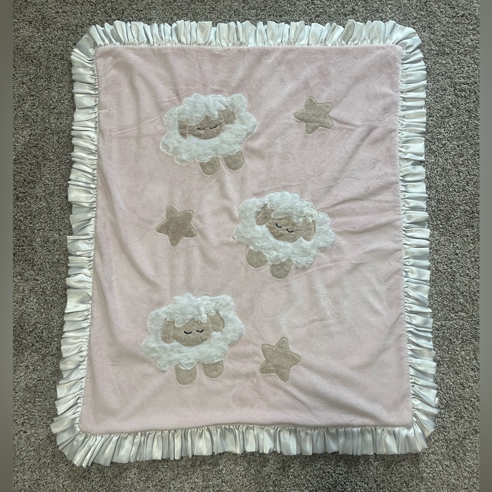 Plush Pink Lambs Ruffle Baby Layette - Kids Accessories